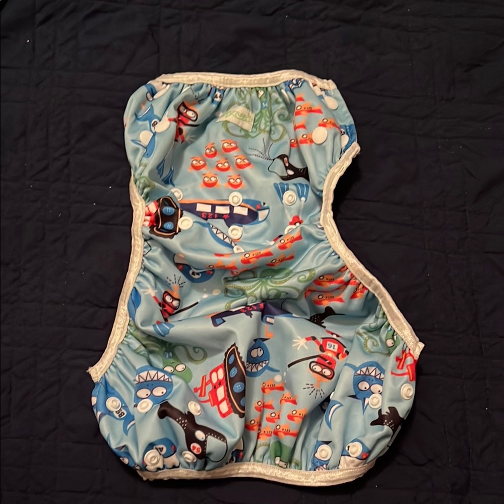 Baby/Toddler Ocean Reusable Swim Diaper